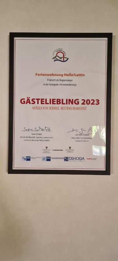 Ferienwohnung Halle/Lettin Halle  Dış mekan fotoğraf